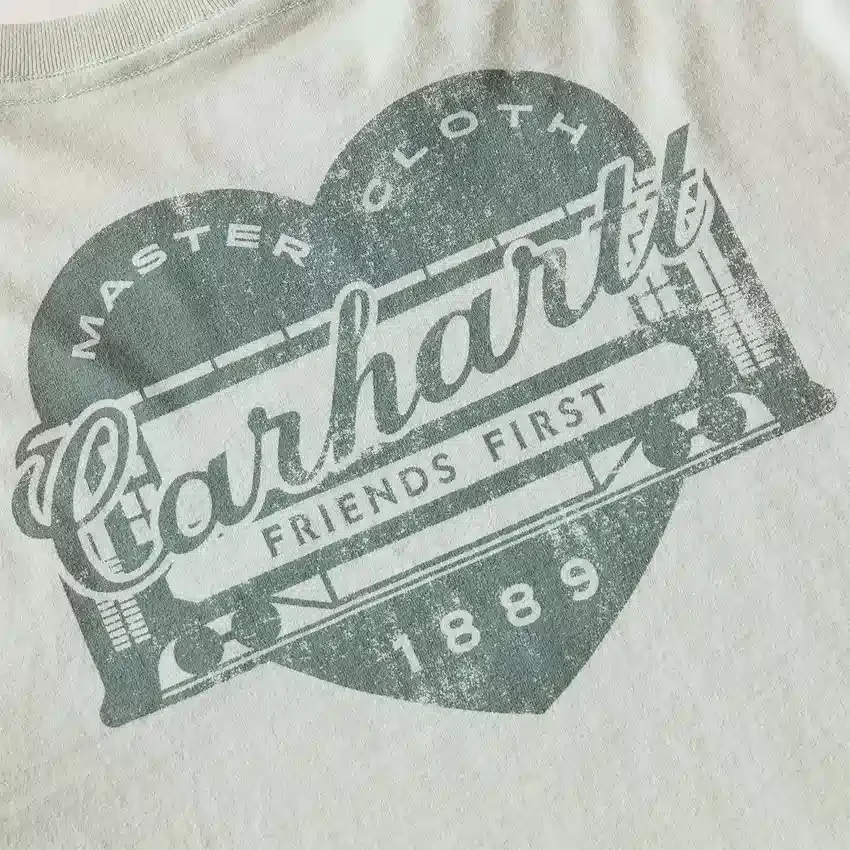 Irvine Relaxed Fit Heritage Heart Graphic Hemd für Damen