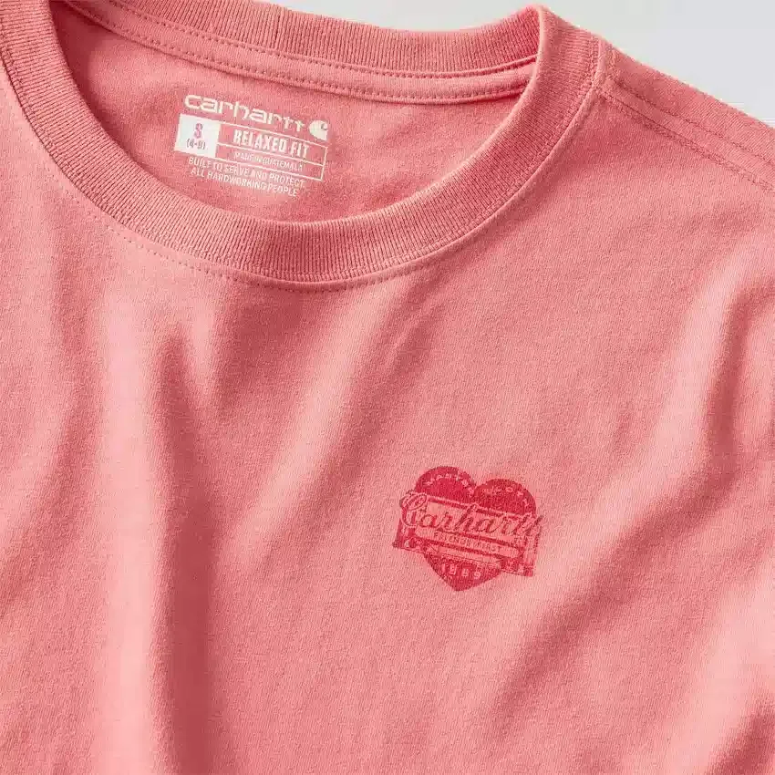 Irvine Relaxed Fit Heritage Heart Graphic Hemd für Damen