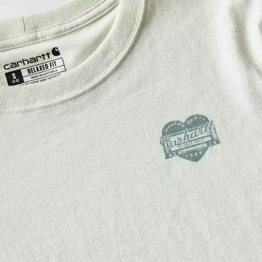 Irvine Relaxed Fit Heritage Heart Graphic Hemd für Damen