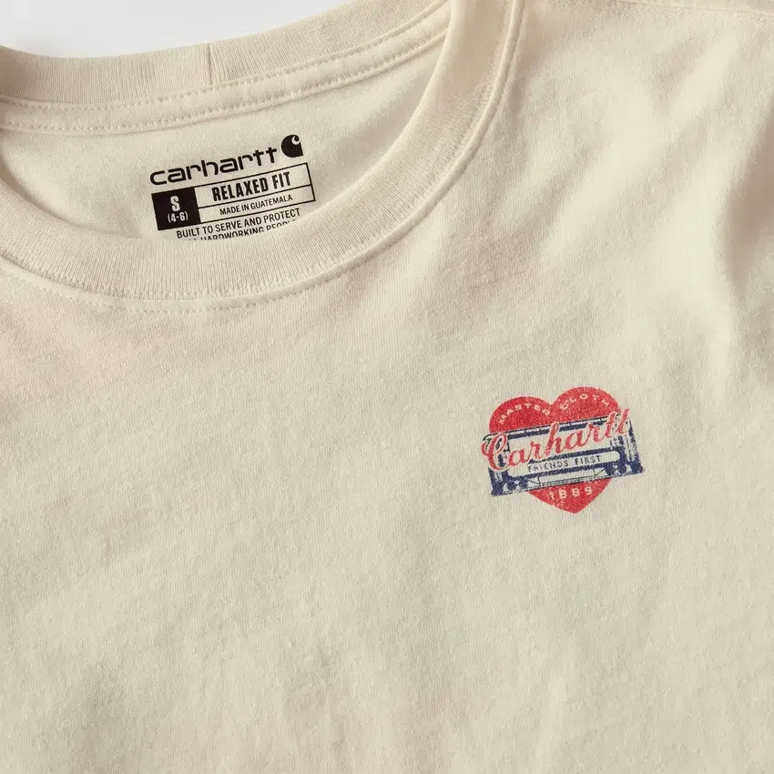 Irvine Relaxed Fit Heritage Heart Graphic Hemd für Damen