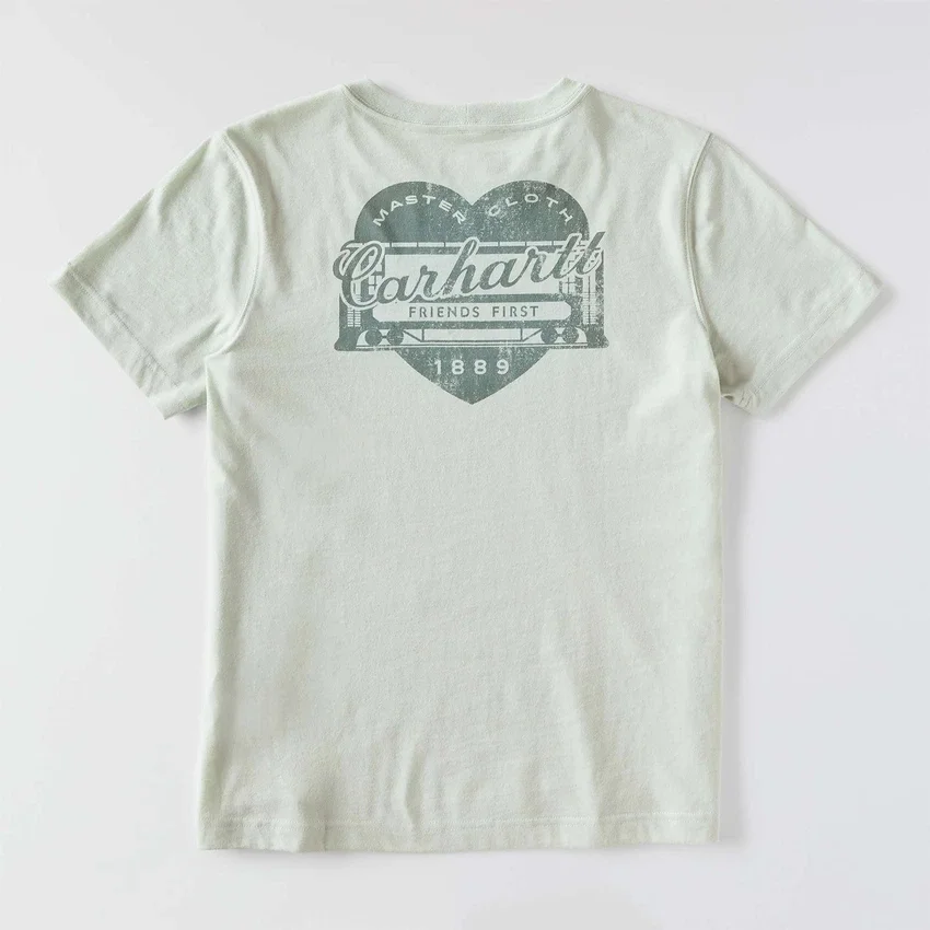 Irvine Relaxed Fit Heritage Heart Graphic Hemd für Damen