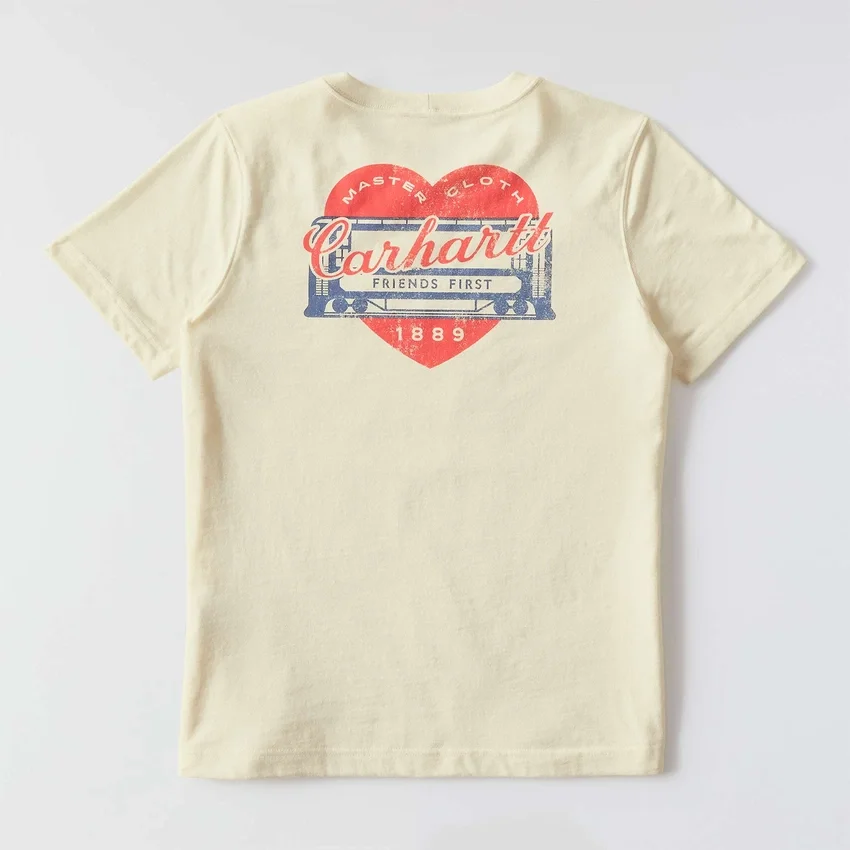 Irvine Relaxed Fit Heritage Heart Graphic Hemd für Damen