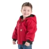 Isolierte Aktivjacke mit Kapuze aus Canvas für Jungen (Baby/Kleinkind)