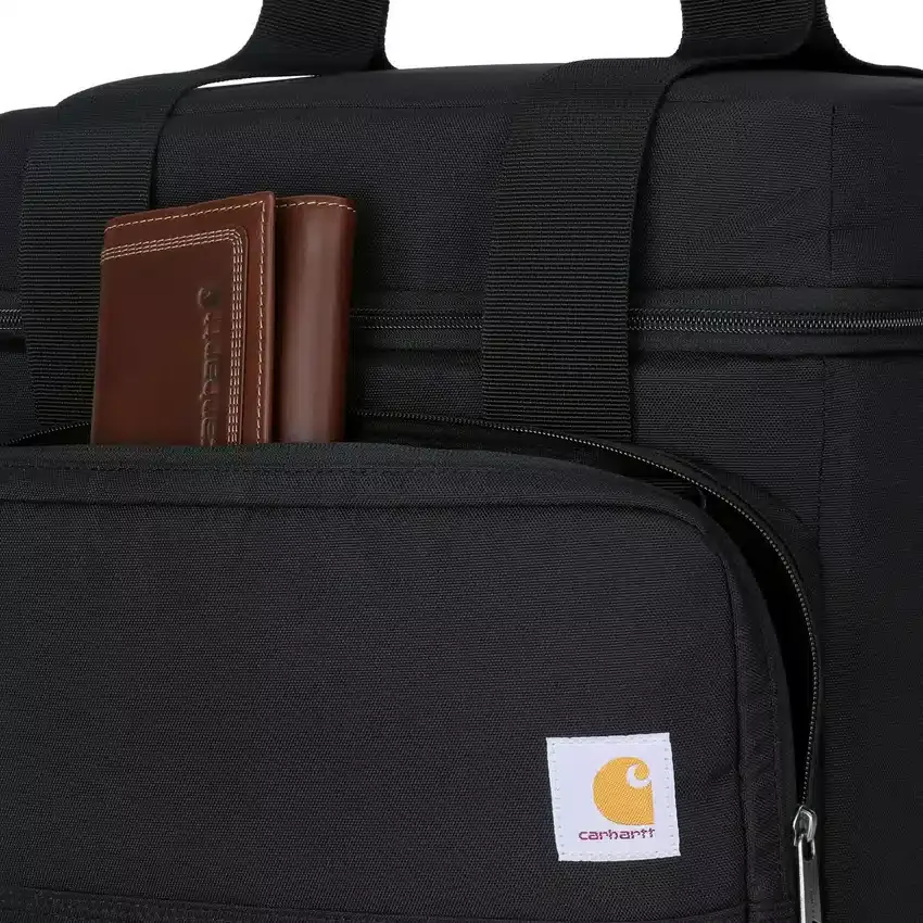 Isolierte Kühlbox mit zwei Fächern für 24 Dosen