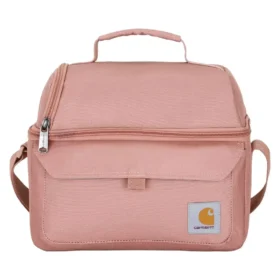 Isolierte Lunch-Kühltasche mit zwei Fächern für 12 Dosen