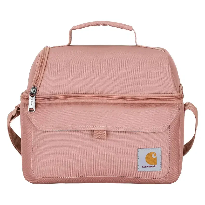 Isolierte Lunch-Kühltasche mit zwei Fächern für 12 Dosen