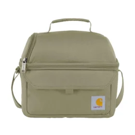 Isolierte Lunch-Kühltasche mit zwei Fächern für 12 Dosen