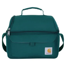 Isolierte Lunch-Kühltasche mit zwei Fächern für 12 Dosen