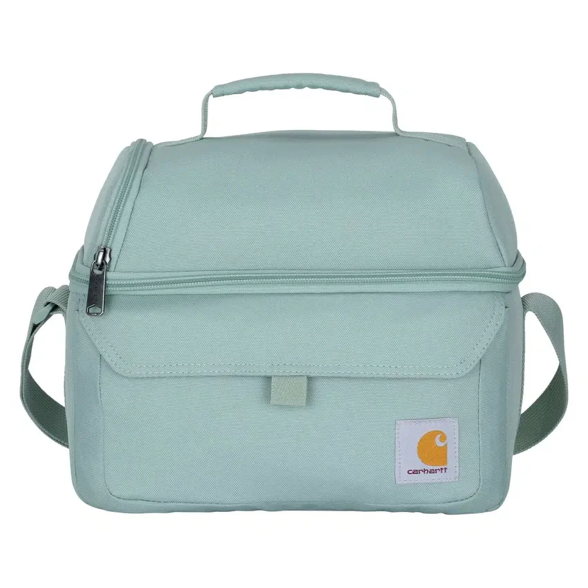 Isolierte Lunch-Kühltasche mit zwei Fächern für 12 Dosen