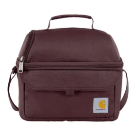 Isolierte Lunch-Kühltasche mit zwei Fächern für 12 Dosen