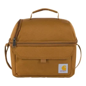 Isolierte Lunch-Kühltasche mit zwei Fächern für 12 Dosen