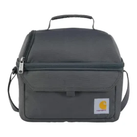 Isolierte Lunch-Kühltasche mit zwei Fächern für 12 Dosen