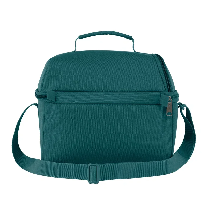 Isolierte Lunch-Kühltasche mit zwei Fächern für 12 Dosen