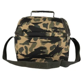 Isolierte Lunch-Kühltasche mit zwei Fächern für 12 Dosen