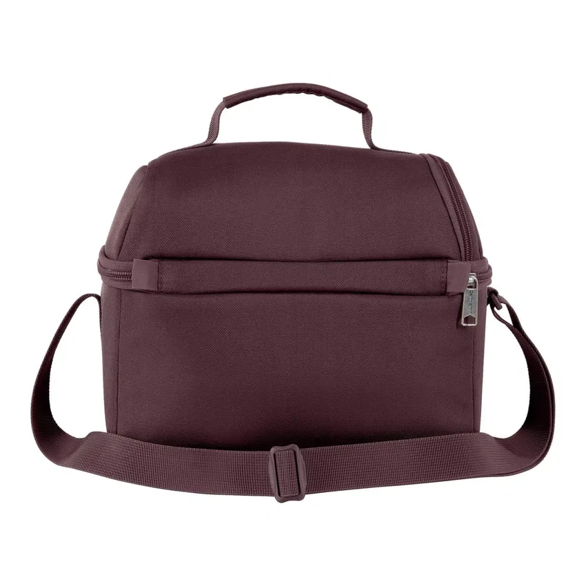 Isolierte Lunch-Kühltasche mit zwei Fächern für 12 Dosen