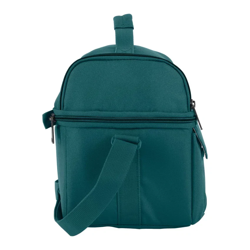 Isolierte Lunch-Kühltasche mit zwei Fächern für 12 Dosen