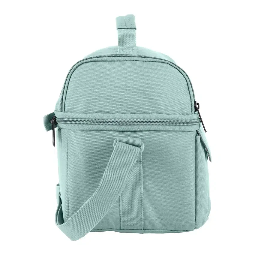 Isolierte Lunch-Kühltasche mit zwei Fächern für 12 Dosen