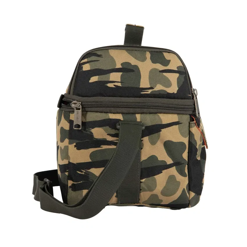 Isolierte Lunch-Kühltasche mit zwei Fächern für 12 Dosen