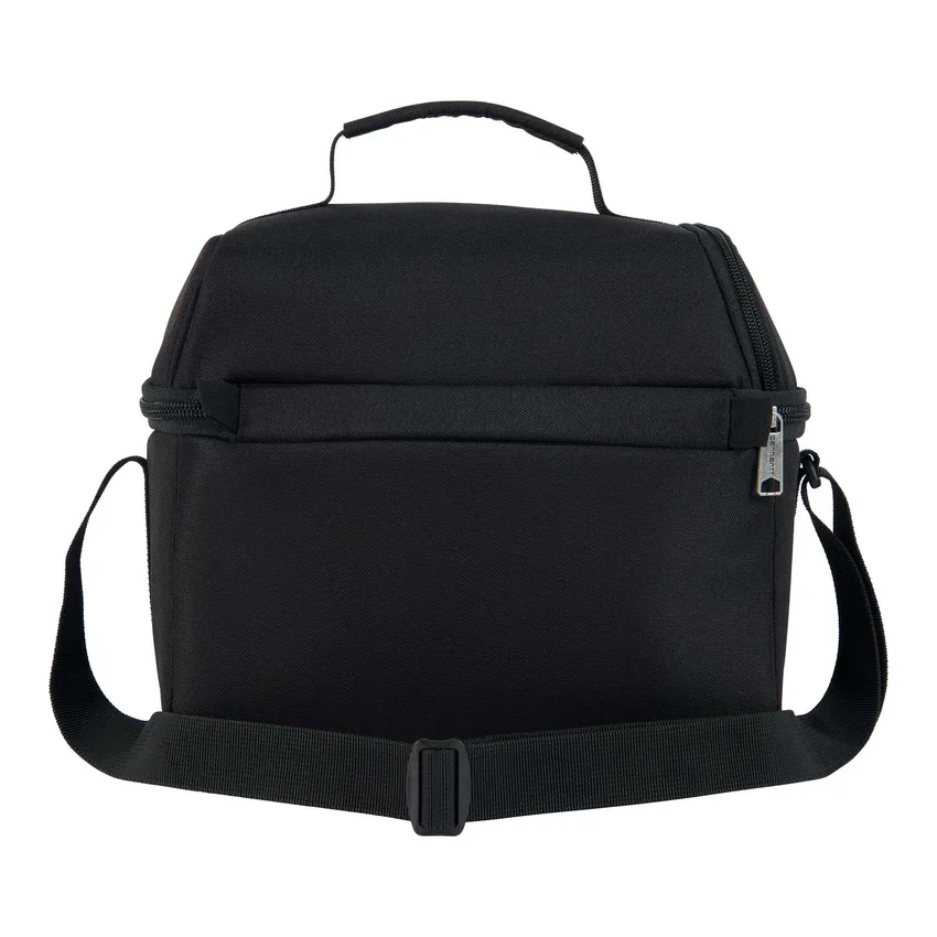 Isolierte Lunch-Kühltasche mit zwei Fächern für 12 Dosen