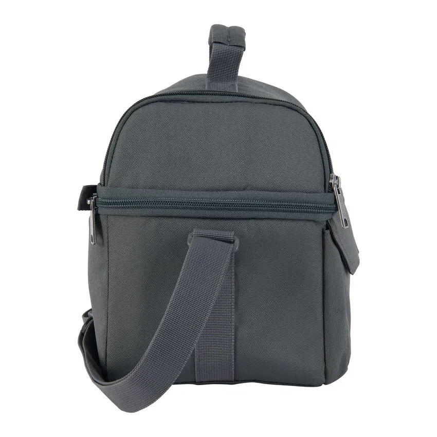 Isolierte Lunch-Kühltasche mit zwei Fächern für 12 Dosen
