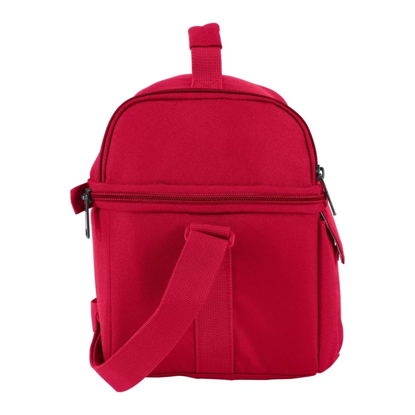 Isolierte Lunch-Kühltasche mit zwei Fächern für 12 Dosen