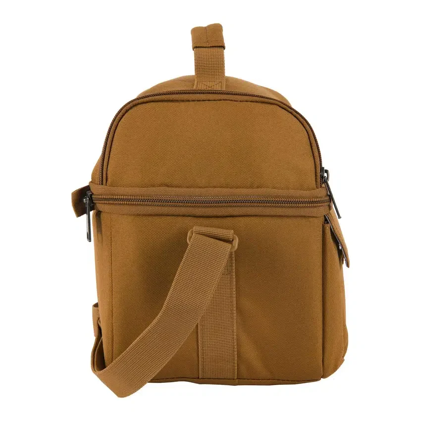 Isolierte Lunch-Kühltasche mit zwei Fächern für 12 Dosen