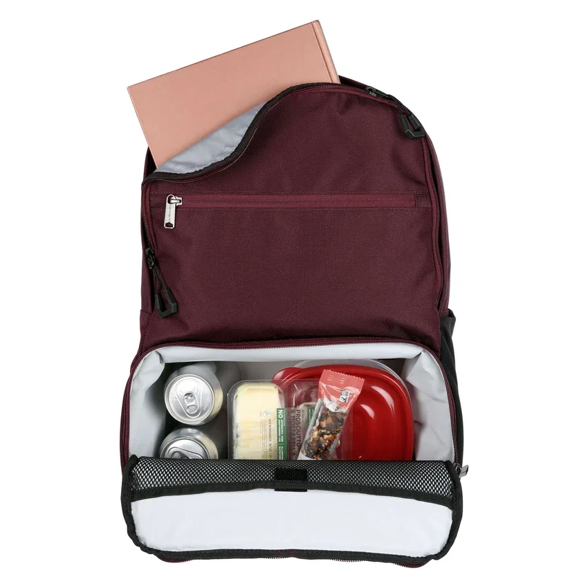 Isolierter Kühltaschen-Rucksack mit zwei Fächern