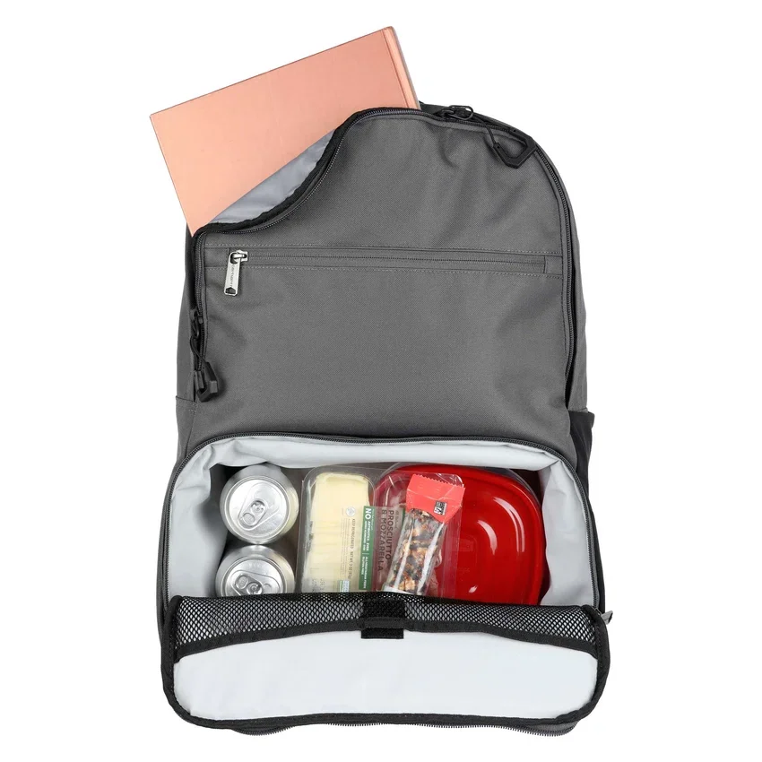 Isolierter Kühltaschen-Rucksack mit zwei Fächern
