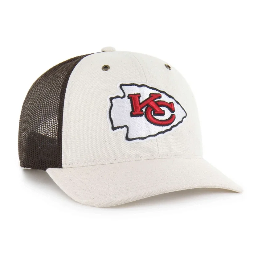 Kansas City Chiefs '47 Ungefärbte Trucker-Kappe, lockere Passform