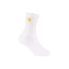 Kinder-Socken, mittelschwer, bestickt, Rundstrick, 4er-Pack