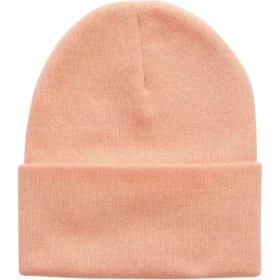 Kinder-Strickmütze mit farblich abgestimmtem Aufnäher (Baby, Kleinkind, Kind, Jugend)