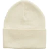 Kinder-Strickmütze mit farblich abgestimmtem Aufnäher (Baby, Kleinkind, Kind, Jugend)