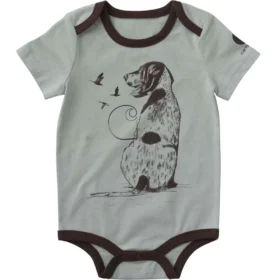 Kurzarm-Body für Jungen mit Hundemotiv (Baby)