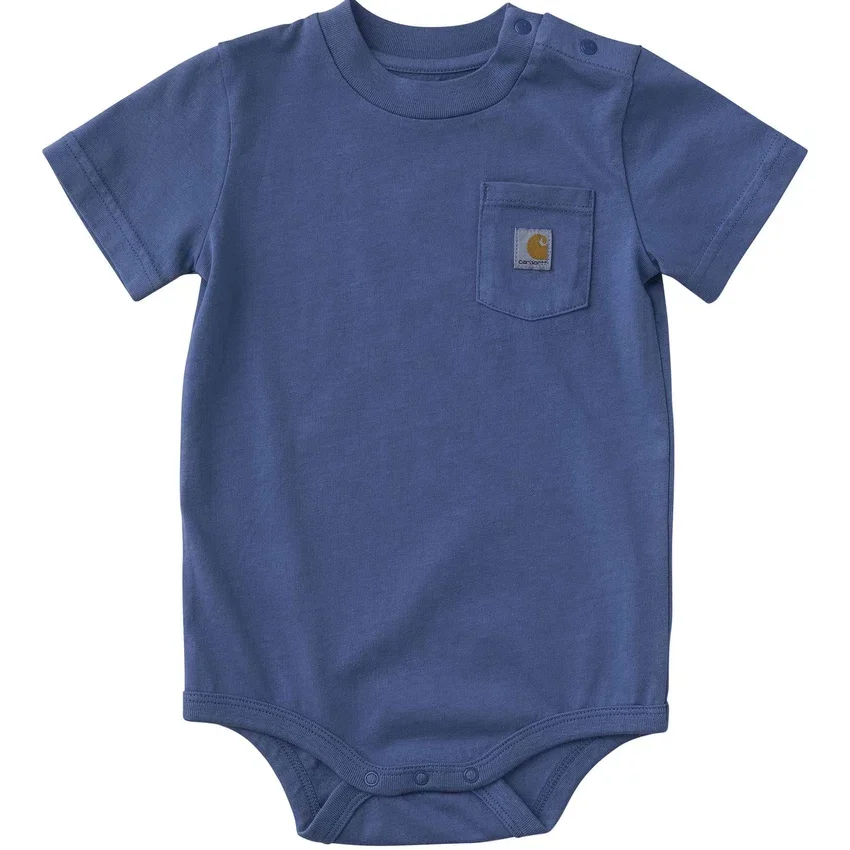 Kurzarm-Body mit Tasche für Jungen (Baby)