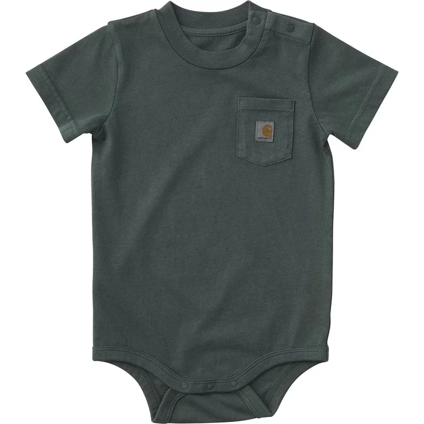 Kurzarm-Body mit Tasche für Jungen (Baby)