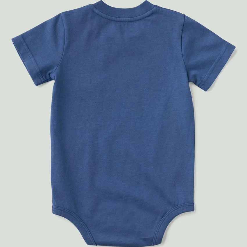 Kurzarm-Body mit Tasche für Jungen (Baby)