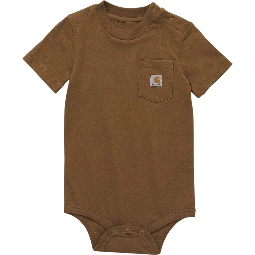 Kurzarm-Body mit Tasche für Kinder (Baby)