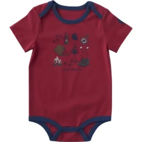 Kurzarm-Camping-Body für Jungen (Baby)