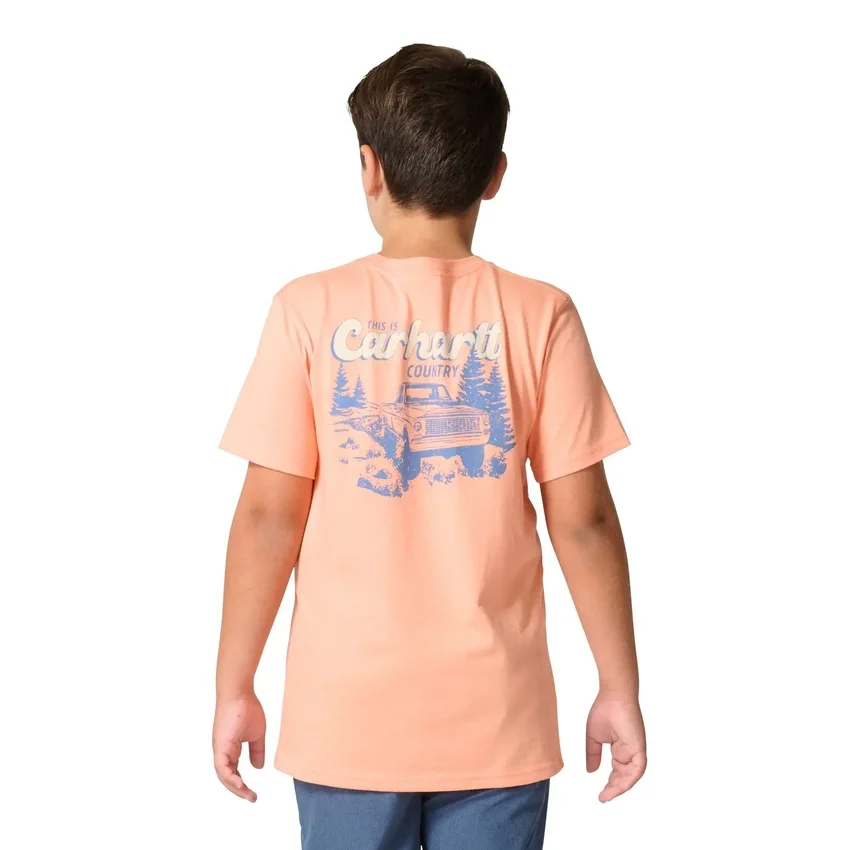 Kurzarm-Country-T-Shirt für Jungen (Kinder/Jugendliche)