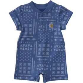 Kurzarm-French-Terry-Strampler für Kinder (Baby)