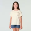 Kurzarm-Hemd mit Brusttasche für Mädchen (Kinder/Kleinkinder/Jugendliche)