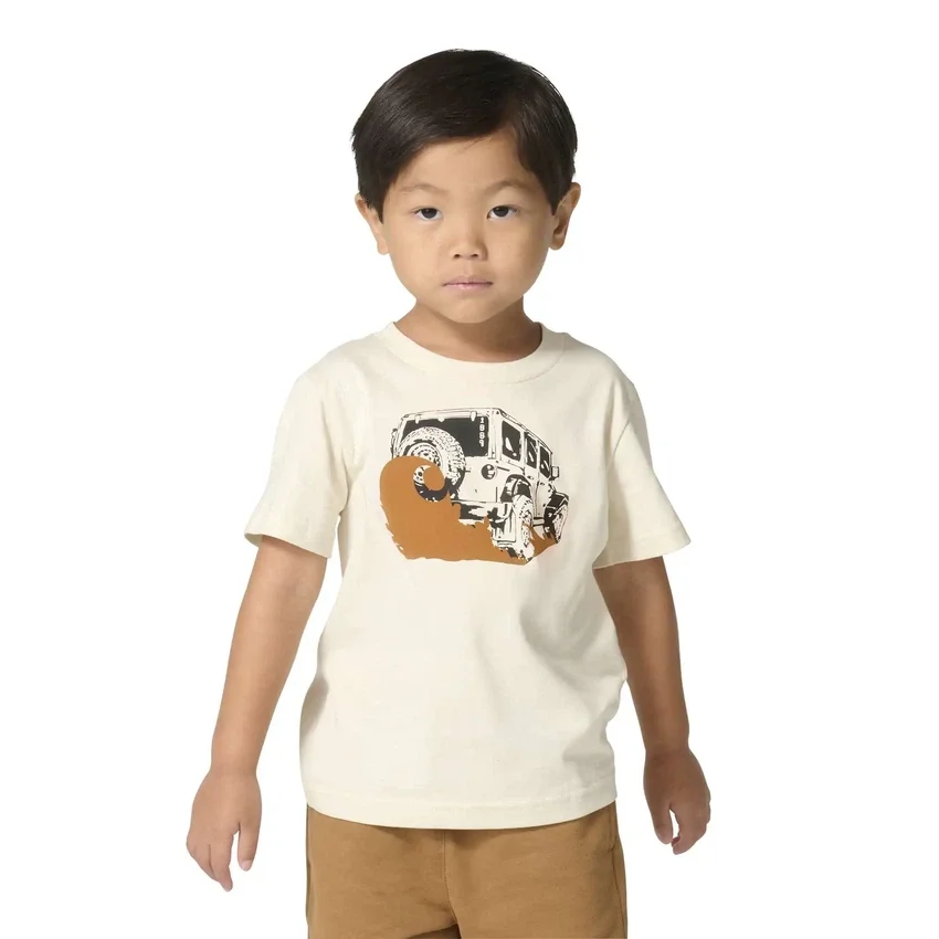 Kurzarm-T-Shirt für Jungen mit Fahrzeugmotiv (Kinder/Kleinkinder/Jugendliche)
