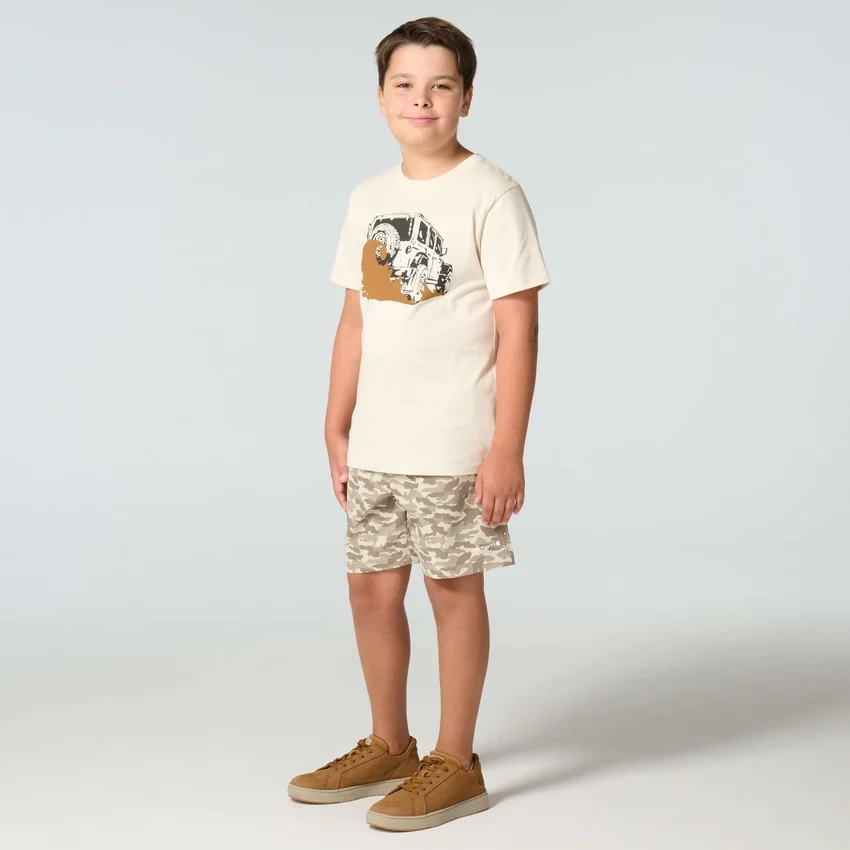 Kurzarm-T-Shirt für Jungen mit Fahrzeugmotiv (Kinder/Kleinkinder/Jugendliche)