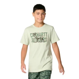 Kurzarm-T-Shirt für Jungen mit Hirschmotiv (Kinder/Jugend)