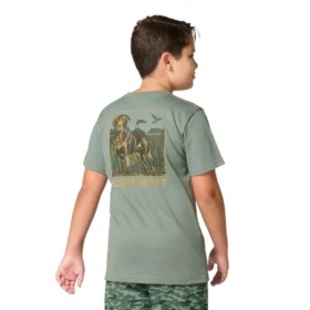 Kurzarm-T-Shirt für Jungen mit Hundemotiv (Kinder/Jugend)