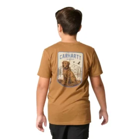 Kurzarm-T-Shirt für Jungen mit Hundemotiv (Kinder/Kleinkinder/Jugendliche)