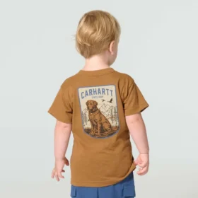 Kurzarm-T-Shirt für Jungen mit Hundemotiv (Kinder/Kleinkinder/Jugendliche)