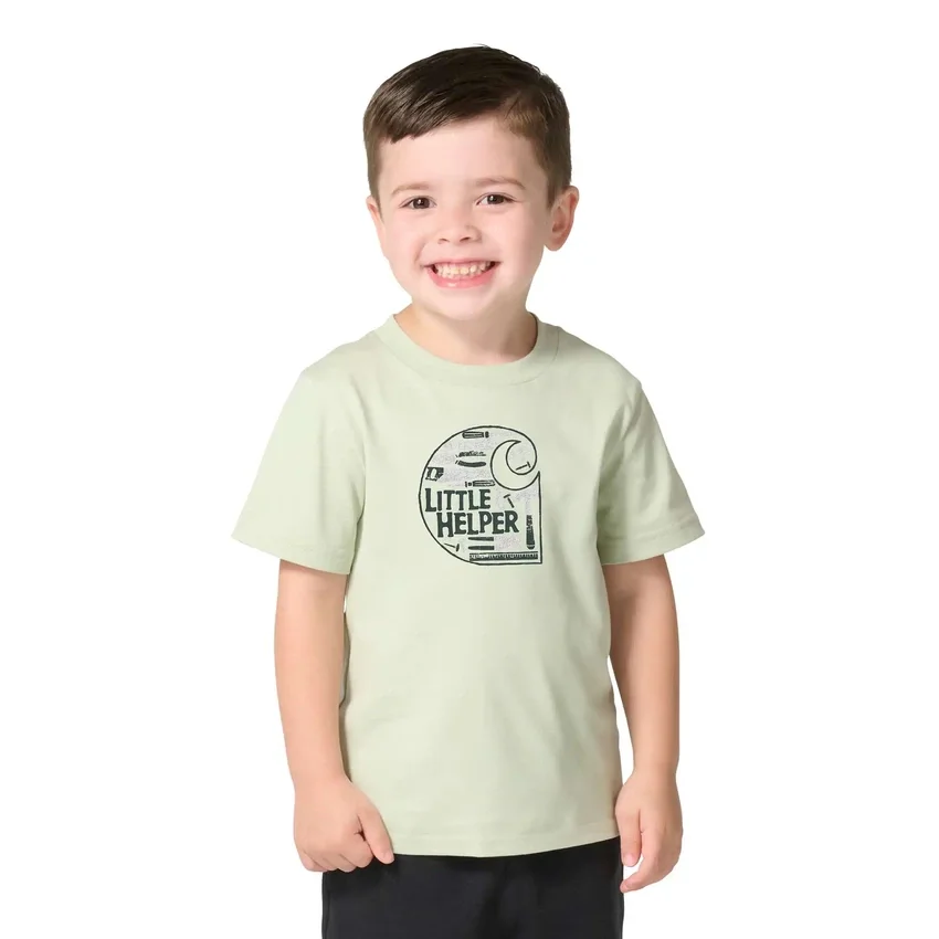Kurzarm-T-Shirt «Little Helper» für Jungen (Kinder/Kleinkinder)