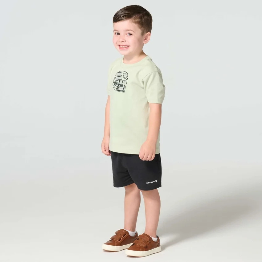 Kurzarm-T-Shirt «Little Helper» für Jungen (Kinder/Kleinkinder)