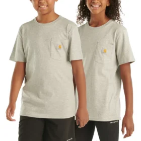 Kurzarm-T-Shirt mit Tasche für Kinder (Kleinkinder/Kinder/Jugendliche)